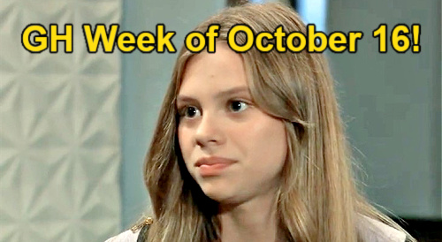 General Hospital Spoilers: Week of October 16 – Charlotte’s Intervention, Nina’s Fate Decided, Romantic Moves and Total Panic