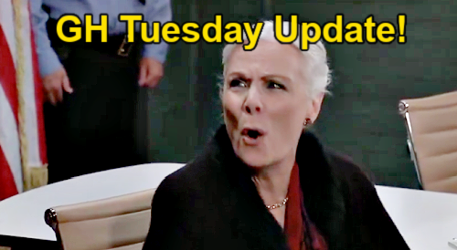 General Hospital Tuesday, January 21 Update: Carly Spills to Michael, Tracy’s Kidnapping Interrogation