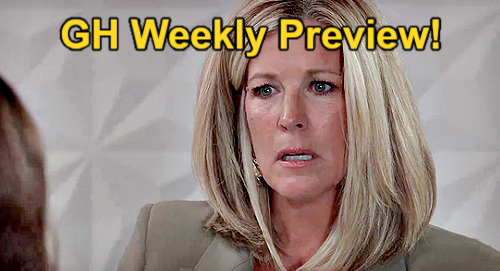 General Hospital Week of June 17 Preview: Carly’s FBI Discovery, Alexis’ Fate, Anna & Valentin’s Date & Willow's Party