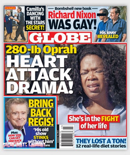 Globe: Oprah Winfrey's Heart Attack Crisis (Photo)