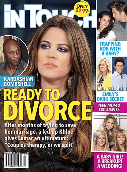 Khloe Kardashian Demands Lamar Odom Attend Couples Therapy Or She wants A Divorce 1107