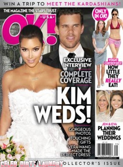 OK! Magazine: Exclusive Interview, Kim Kardashian Weds!