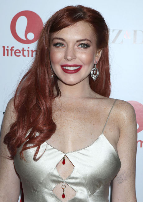 Lindsay Lohan Liz and Dick Premiere