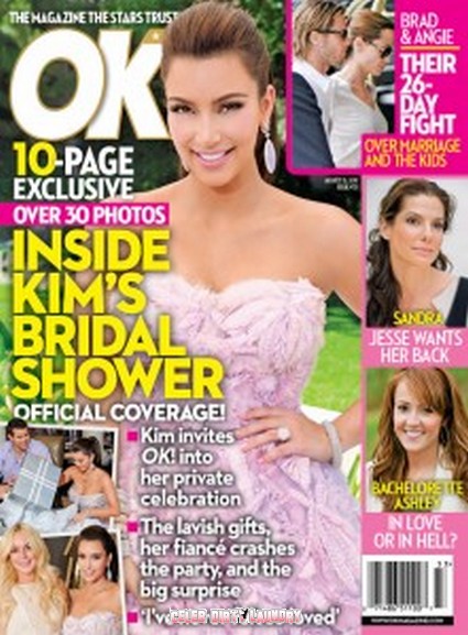 OK! Magazine: Inside Kim Kardashian's Bridal Shower