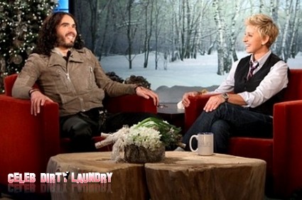 Russell Brand Sits Down With Ellen – And Defends His Marriage