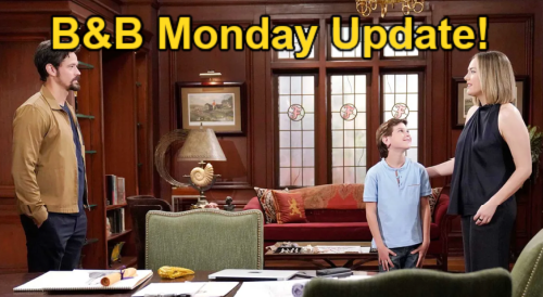 The Bold and the Beautiful Monday, June 24 Update: Poppy Wants Tom Away from Luna & Bill, Hope Flips Over Thomas' Wedding
