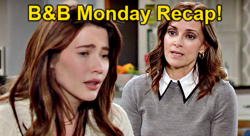 The Bold and the Beautiful Monday, March 3 Recap: Taylor Pushes Steffy to Leave Finn, Move In Forrester Mansion