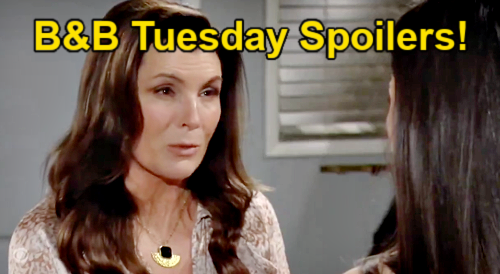 The Bold and the Beautiful Spoilers Tuesday, April 1: Luna & Sheila Plot Seduction Behind Deacon’s Back