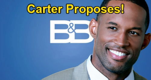 The Bold And The Beautiful Spoilers Carter S Marriage Proposal Stuns Katie Huge Step Throws