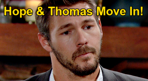 The Bold and the Beautiful Spoilers: Hope Moves In with Thomas – Liam Flips Over Ex’s New Home with Beth?
