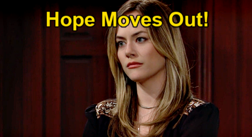 The Bold And The Beautiful Spoilers Hope Moves Out Leave Brookes Property Stuns Liam After 6164