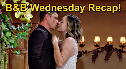 The Bold and the Beautiful Wednesday, August 14 Recap: Tipsy Hope Kisses Finn Behind Steffy's Back