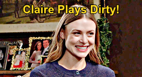 The Young and the Restless Spoilers- Claire Goes Back to Playing Dirty, Jordan’s Training Surprise Pay Off?