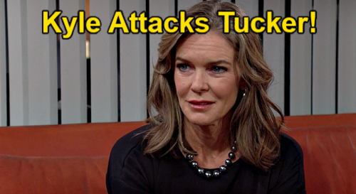 The Young and the Restless Spoilers: Kyle Attacks Tucker for