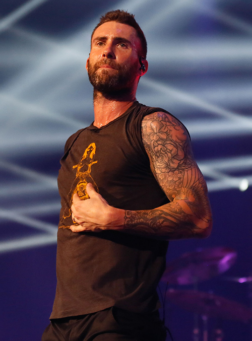 Adam Levine Skips Behati Prinsloo's Fashion Show, She Parties Night ...