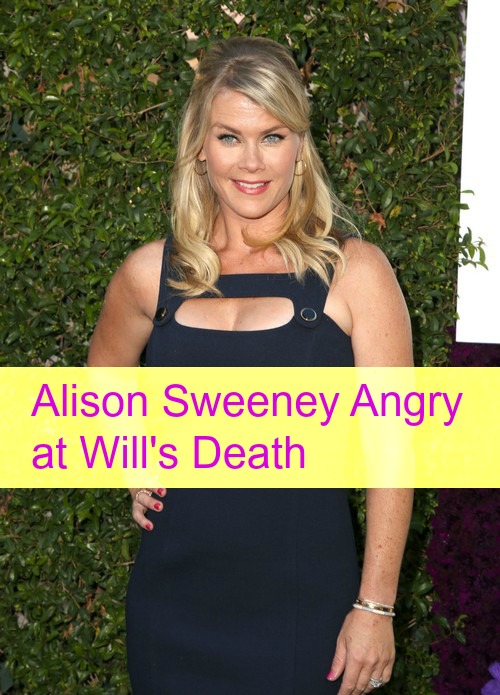 Days of Our Lives Spoilers (DOOL): Alison Sweeney Angry at Will’s Death, Says Killing Off Sami’s Son a ‘Big Mistake’