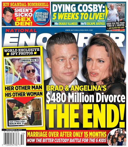 Brad Pitt and Angelina Jolie Head For Divorce: Brangelina Fighting Over ...