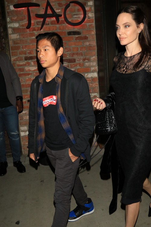 Angelina Jolie Takes Son Pax Jolie-Pitt For A Lonely Mother’s Day Dinner