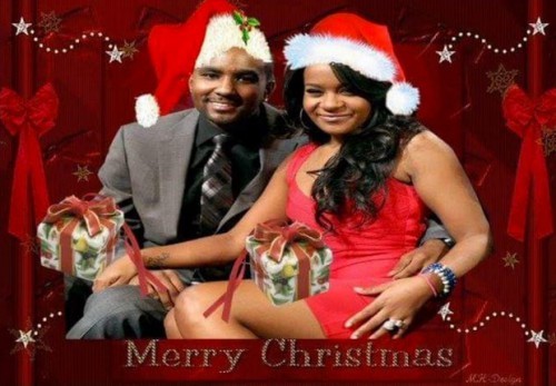 Bobbi Kristina Brown Exploited by Nick Gordon: Photoshopped Christmas Card From Whitney Houston Grammy Tribute