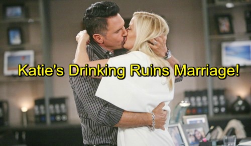 The Bold and the Beautiful (B&B) Spoilers: Katie Loses Battle With the Bottle - Drives Bill into Brooke's Arms