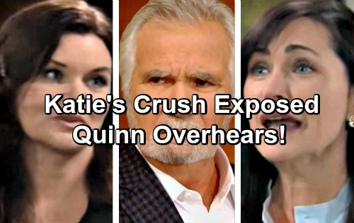 The Bold and the Beautiful Spoilers: Brooke Tells Eric About Katie’s Crush – Quinn Overhears, Crazy Dark Side Reignited