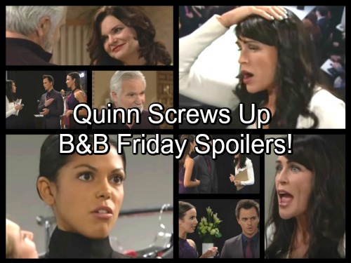 The Bold and the Beautiful Spoilers: Quinn's Fashion Show Screw Up, Ridge Steals Spotlight – Maya Blasts Zende For Cheating