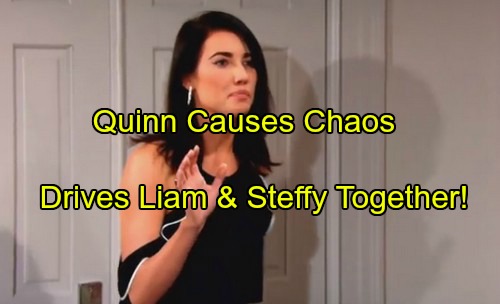 ‘The Bold and the Beautiful’ Spoilers: Fierce Faceoffs, Deep Fears - Quinn Chaos Drives Liam and Steffy Together