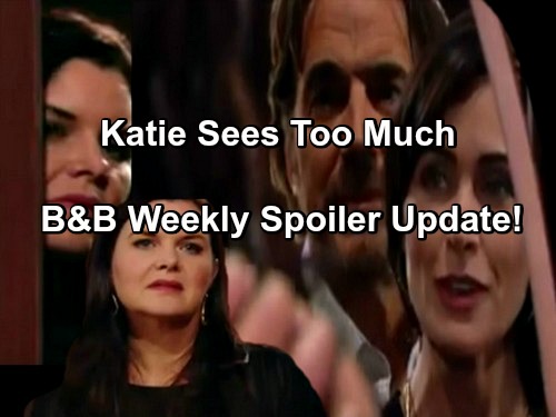 The Bold and the Beautiful Spoilers: March 6 Weekly Update - Katie Suspects Ridge and Quinn – Thomas Trusts Spectras