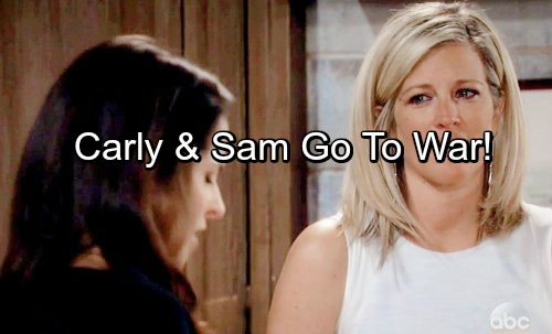 General Hospital Spoilers: Sam Threatens Sonny's Life Over Jason - Carly Steps In To Battle Sam