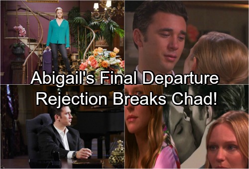 Days of Our Lives Spoilers: Abigail Rejects Chad's Magical Night, Quits DiMera Enterprises – Applies For Police Job