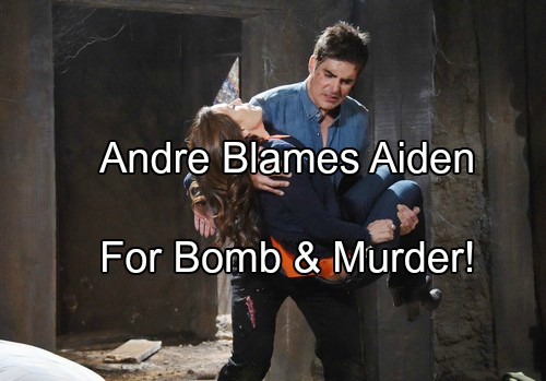 ‘Days of Our Lives’ Spoilers: Andre Blames Aiden for Bomb Explosion and Murder – Major Brawl Ensues