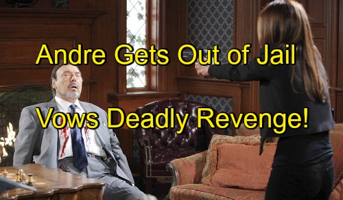 Days of Our Lives (DOOL) Spoilers: Andre Vows Deadly Revenge on Hope and Rafe – Hope Terrified as Andre Gets Out of Jail