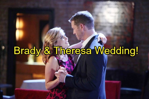 Days of Our Lives (DOOL) Spoilers: Theresa Fears Crazy Summer, Pushes Brady for Quickie Wedding – Summer Moves on to Justin