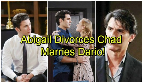 Days of Our Lives Spoilers: Chad and Abigail Divorce – Abigail Agrees to Marry Dario, Feelings Grow