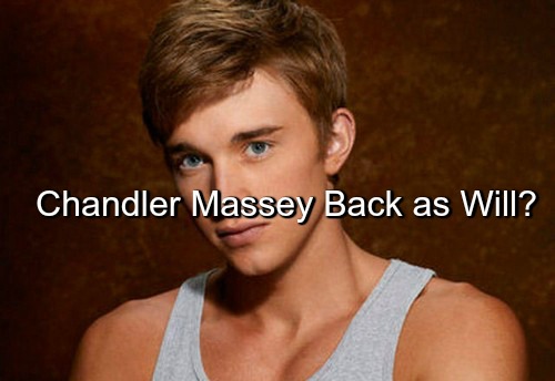 Days of Our Lives (DOOL) Spoilers: Is Chandler Massey Returning as Will Horton - Former Publicist Weighs In