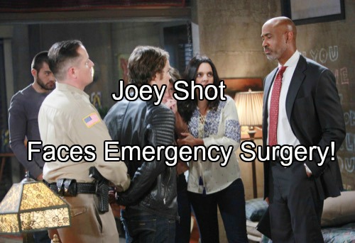 Days of Our Lives (DOOL) Spoilers: Joey Shot in Hostage Situation – Rushed to Hospital for Life or Death Surgery