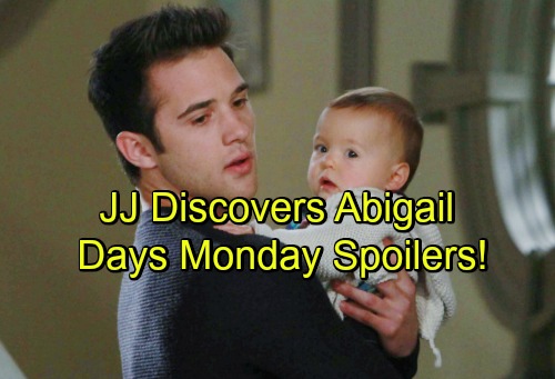 Days of Our Lives Spoilers: JJ Discovers Abby – Hope's Prison Pick-me-up – Bo’s Siblings Reflect on Anniversary of Death