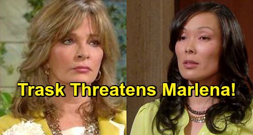 Days of Our Lives Spoilers Melinda Trask Threatens Marlena Over