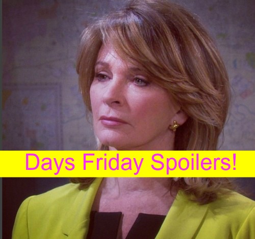 Days of Our Lives (DOOL) Spoilers: Plane Crash Derails Bo - Marlena Questions Chad – Nicole Pushes Theresa to Challenge Kate