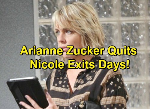 Days of Our Lives Spoilers: Arianne Zucker Quits DOOL - Decides Not to Renew Contract, Exits Role of Nicole