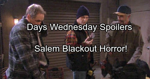 ‘Days of Our Lives’ Spoilers: Blackout Pandemonium in Salem – Chad and Gabi Stuck in Panic Room – Claire Kidnapped