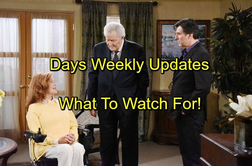 Days of Our Lives Spoilers: Victor and Deimos Corner Kate with Kidnapping Proof - Clyde Meets Orpheus, Plan Prison Escape