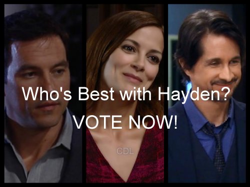 ‘General Hospital Spoilers: Which Man Do You Want To See Hayden With, Nikolas or Finn?