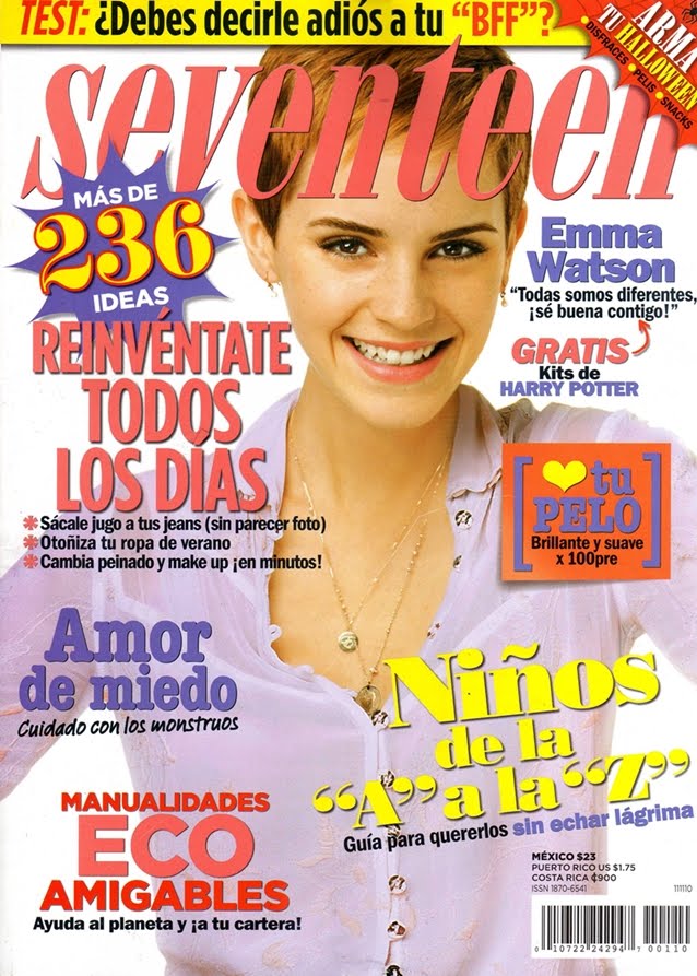 Emma Watson Covers Seventeen Magazine Mexico