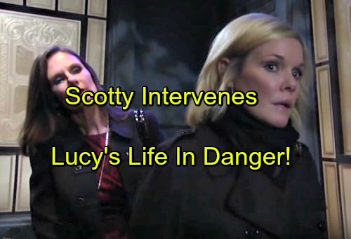 General Hospital Spoilers: Ava Begs Scotty to Shut Down Lucy Blackmail - Lucy's Life at Risk Over Morgan Med Swap?