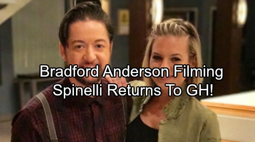 General Hospital Spoilers: Bradford Anderson Announces GH Return -  Spinelli Back Filming