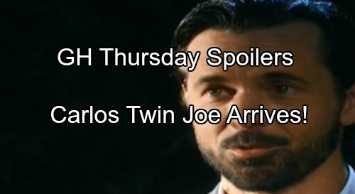 'General Hospital' Spoilers: Carlos Twin Brother Joe Arrives, Angers Michael – Carly Chases Kidney – Liz Rejects Franco