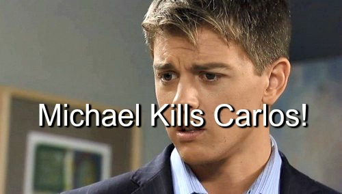 General Hospital (GH) Spoilers: Will Michael Take Out Carlos to Save Sabrina - Replaces Stone Cold in Sonny’s Crime Family?