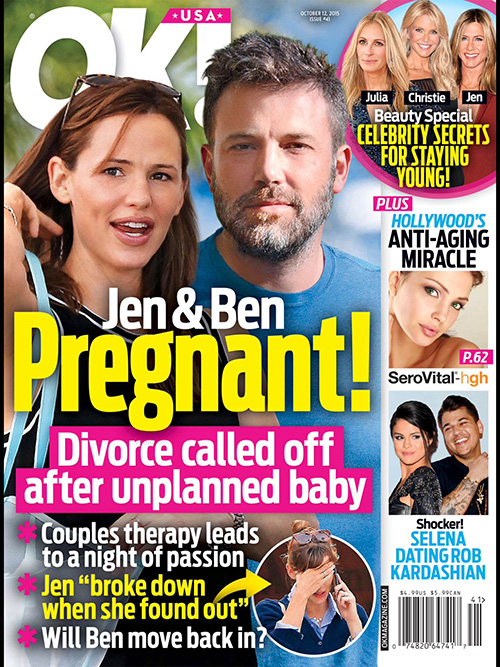 Jennifer Garner & Ben Affleck Pregnancy Stalls Messy Divorce: Christine Ouzounian Affair Over? (PHOTO)