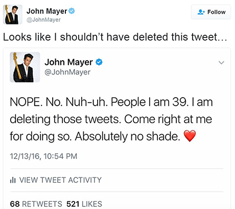 John Mayer Shades Taylor Swift On Her Birthday With Major Diss: John Still Not Over Their Nasty Breakup?